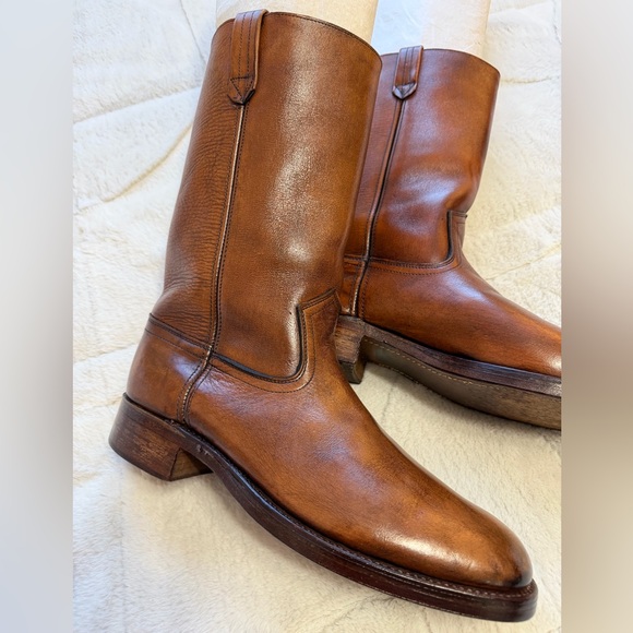 VINTAGE! RARE! Barrie Ltd Booters of New Haven by Alden Custom Made 12” Boots 10